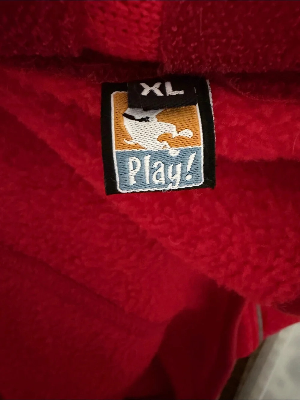 Kurgo Red Fleece Dog Coat Jacket XL Reflective Zip Large Dog